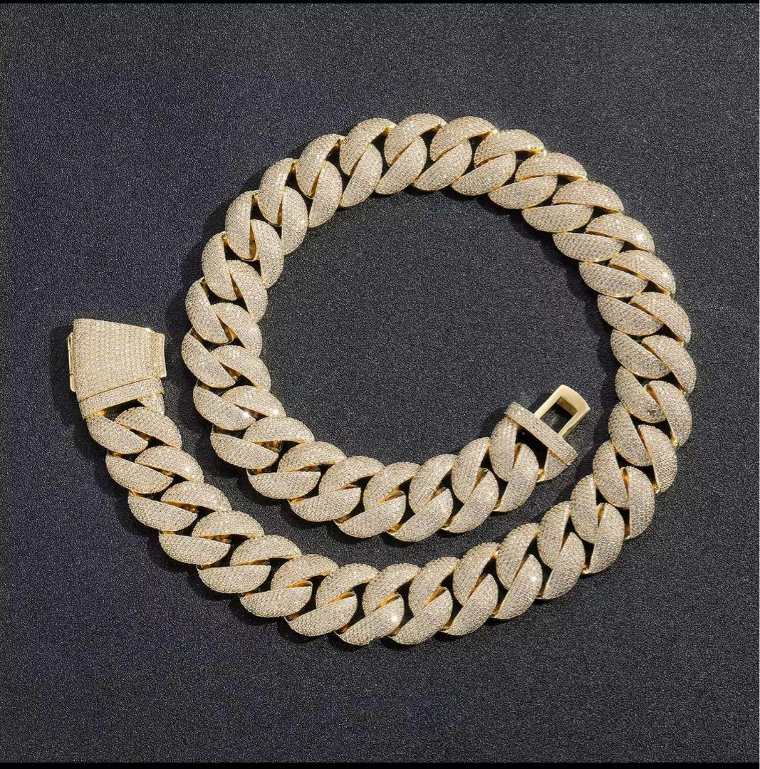 Miamiネックレス　18ミリ　ゴールド