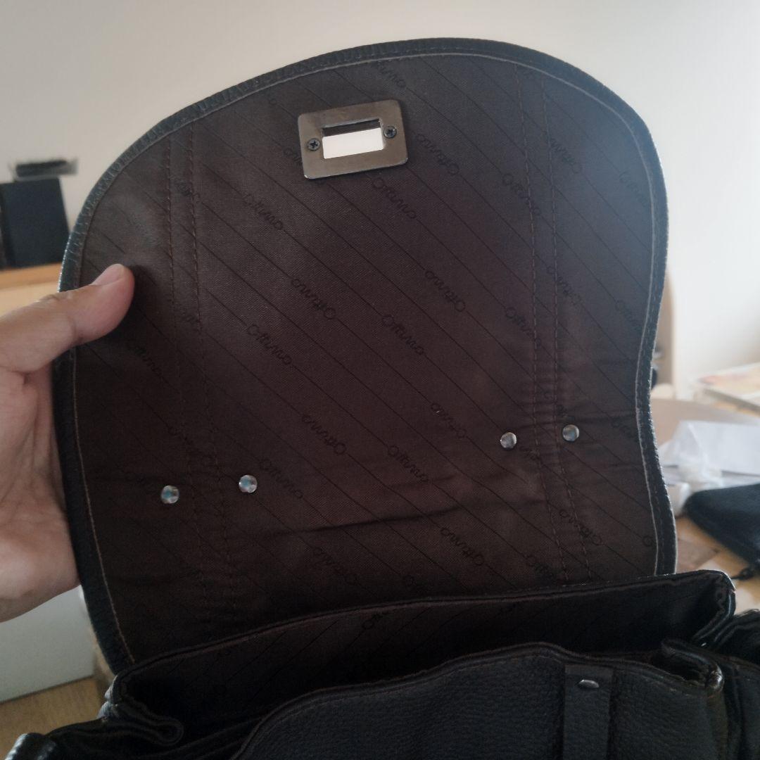 OTTINO 2WAYバッグ　ブラウン　ショルダー　サイド