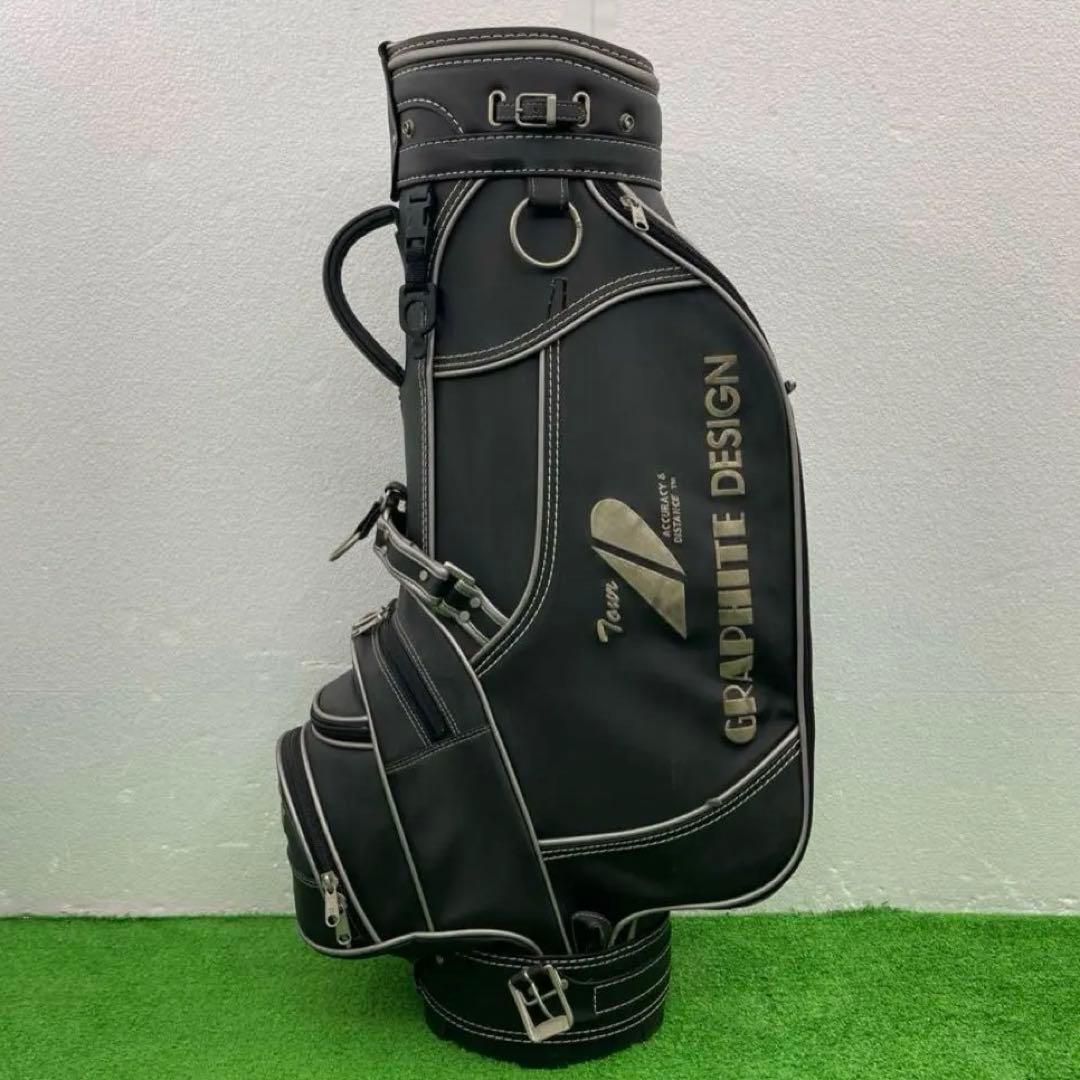 GRAPHITE DESIGNゴルフバック キャディ　8インチ ブラック