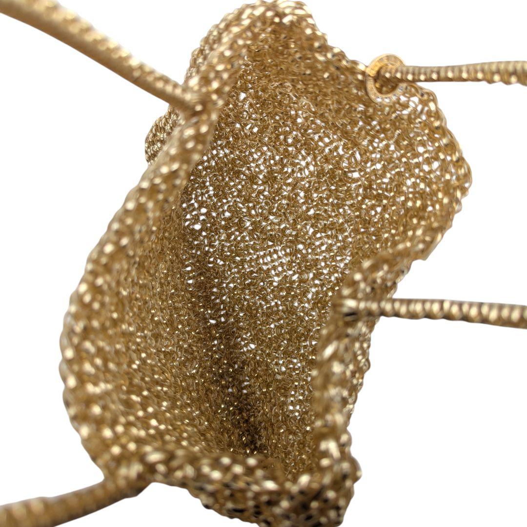 【美品】アンテプリマ ワイヤーバッグ トートバッグ 金 ゴールド スクエア ミニ