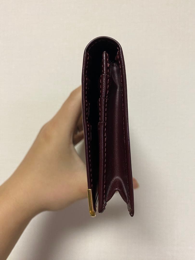 Cartier ボルドー 長財布 マストライン 使用期間約2ヶ月
