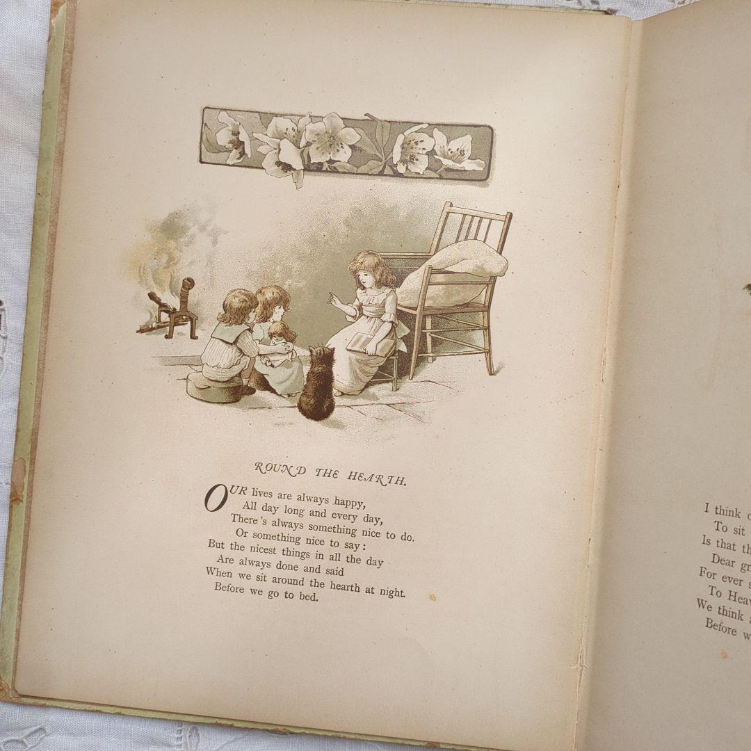 超稀少1885 ハリエットベネット 絵本ヴィクトリアン 洋書児童書 アンティーク