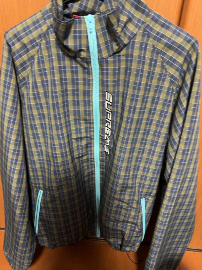 SUPREME チェック柄ナイロンジャケット