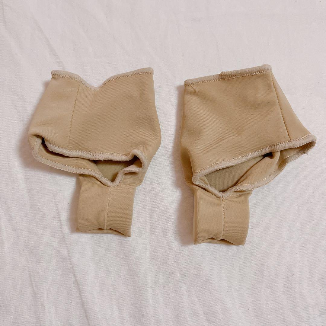 母趾 足指サポーター 外反母趾 サポーター 男女兼用 ベージュ フリーサイズ