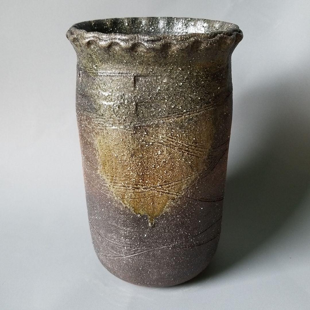 ヒロ 信楽焼傘立て たわみ古信楽 高さ４７cm