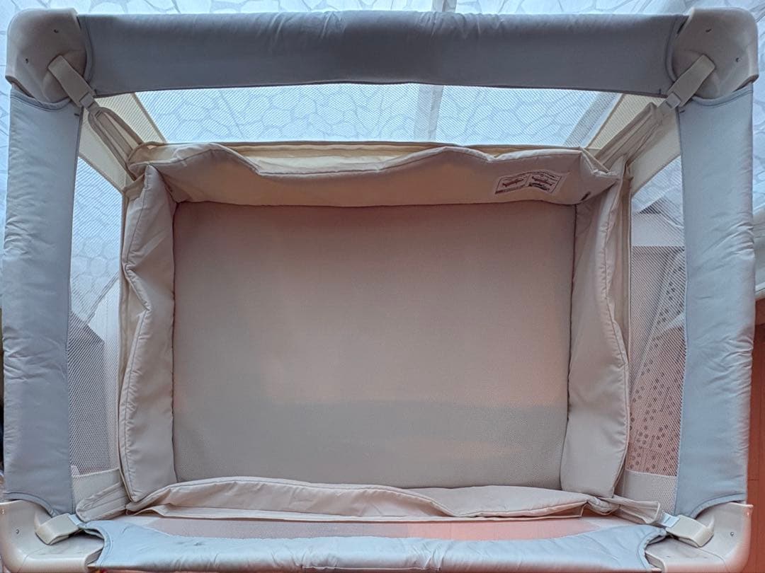 Aprica COCONEL ココネルエアーAB ベビーベッド グレー/ホワイト