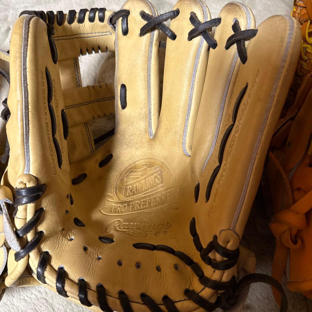 ミズノプロ、ローリングス、久保田スラッガー グローブセット