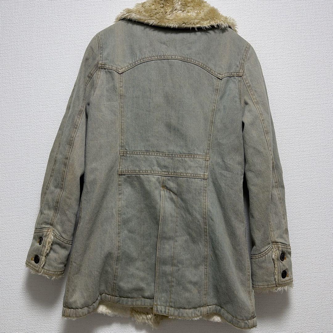 ヒステリックス　デニム　ボア モッズコート ヒステリックグラマー　y2k