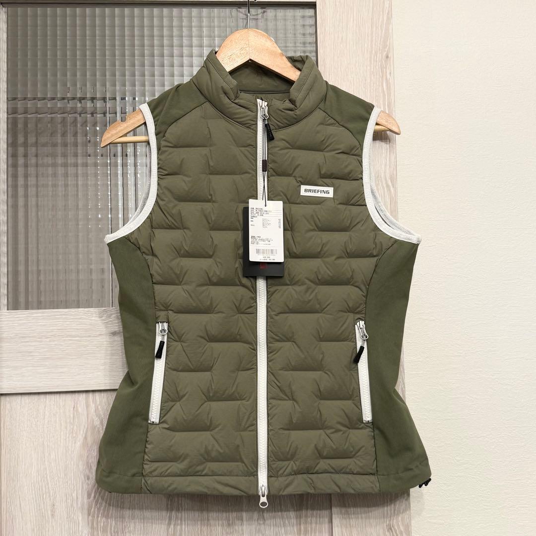 専用☆新品未使用☆ブリーフィングゴルフハイブリッドダウンベスト アーミーグリーン