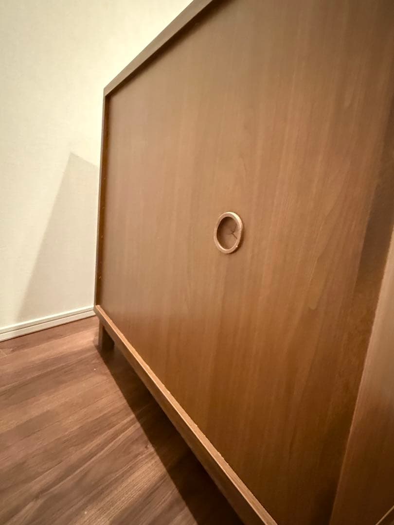 テレビ台　ハイタイプ　キャビネット　オーク