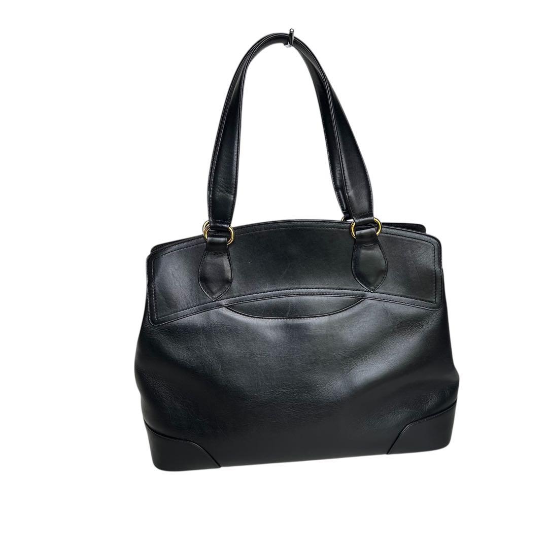 HAMANO 濱野皮革工芸　ハマノ　レザー　バッグ　ブラック　黒　カデナ　A4