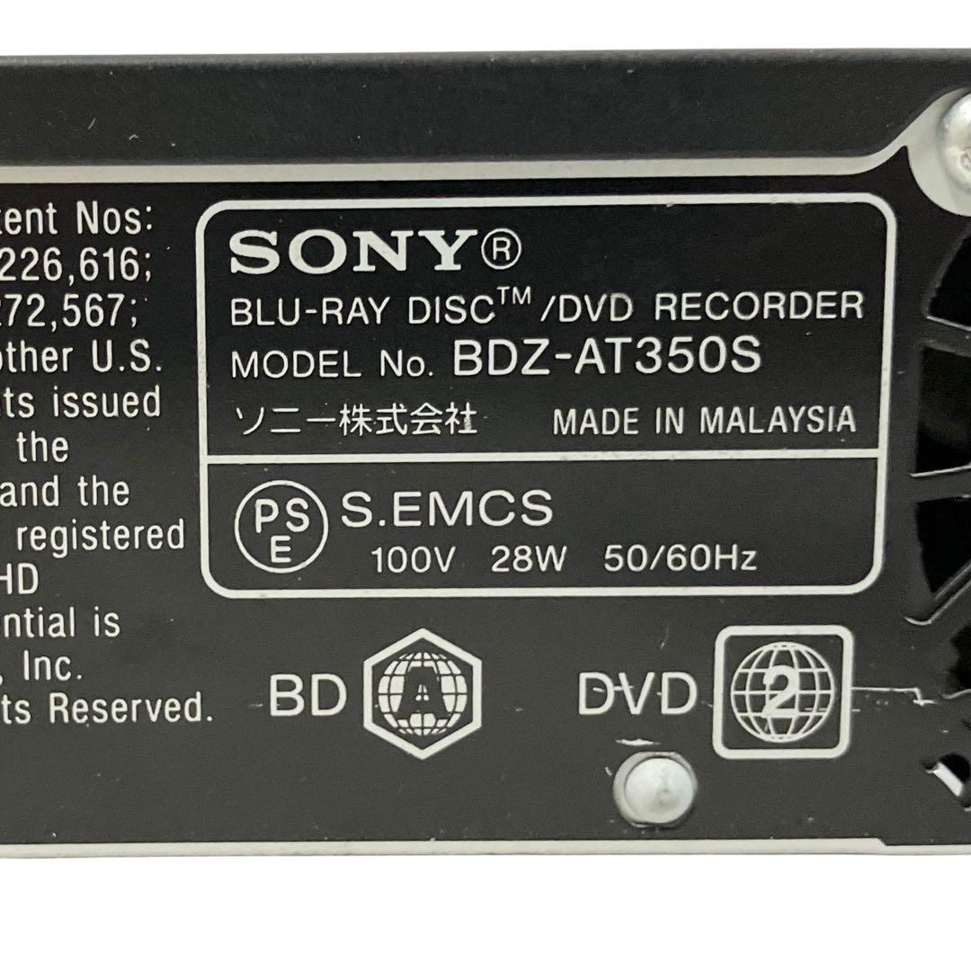 ソニー 500GB ブルーレイレコーダー BDZ-AT350S ブラック