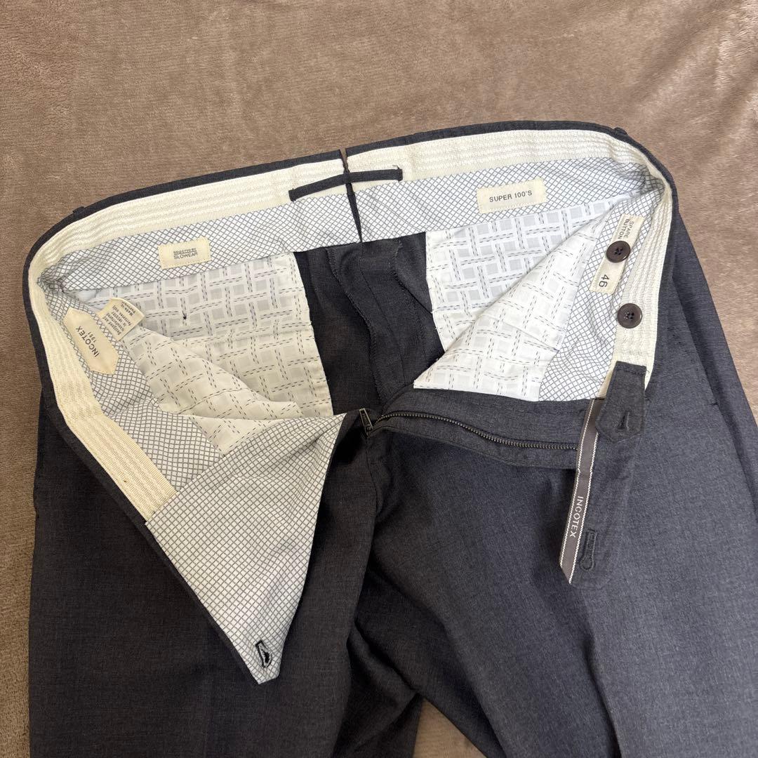 INCOTEX サイズ46 グレー　新品未使用