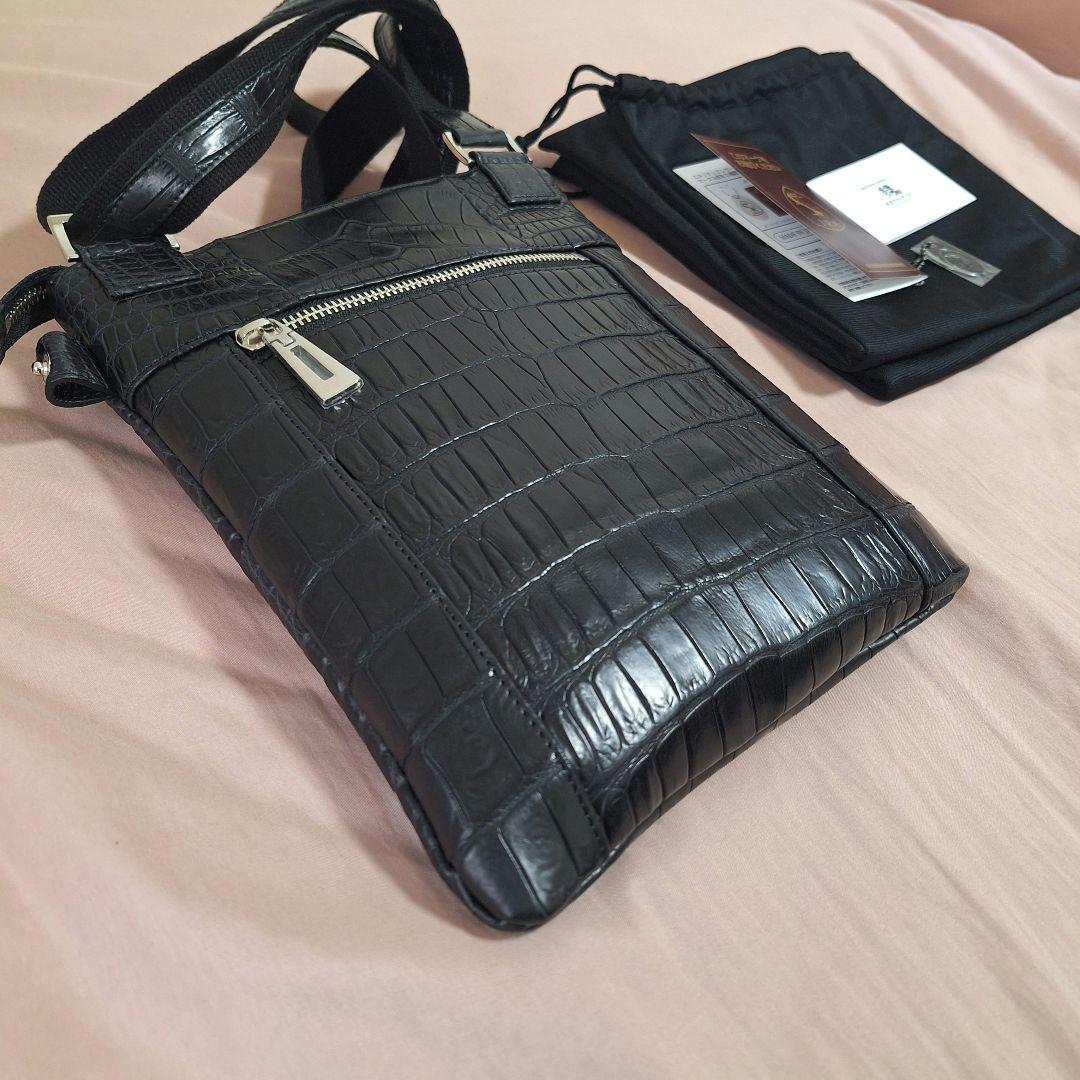 (未使用)東京クロコダイル ショルダーバッグ 凛 ポロサス