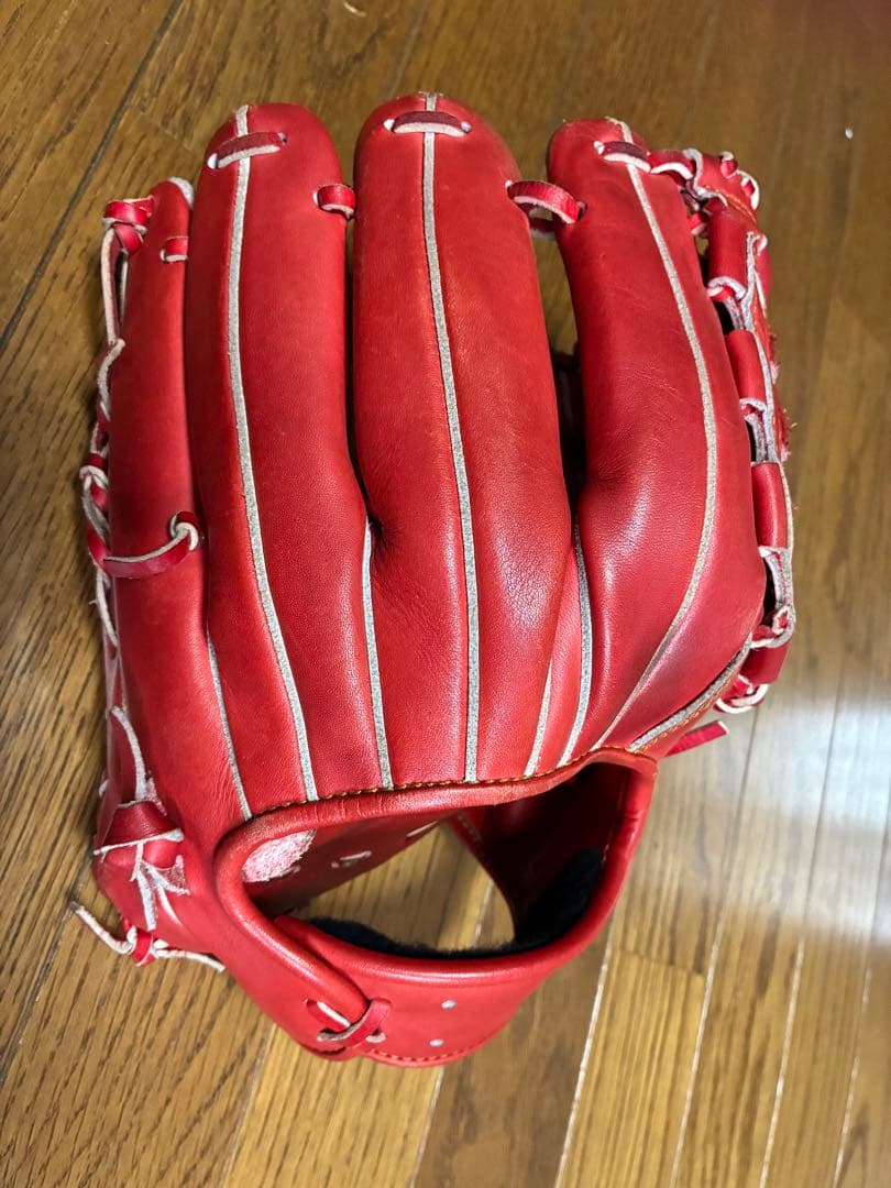 ZETT 軟式ゼットプロスティタス源田モデル赤色　美中古　即戦力