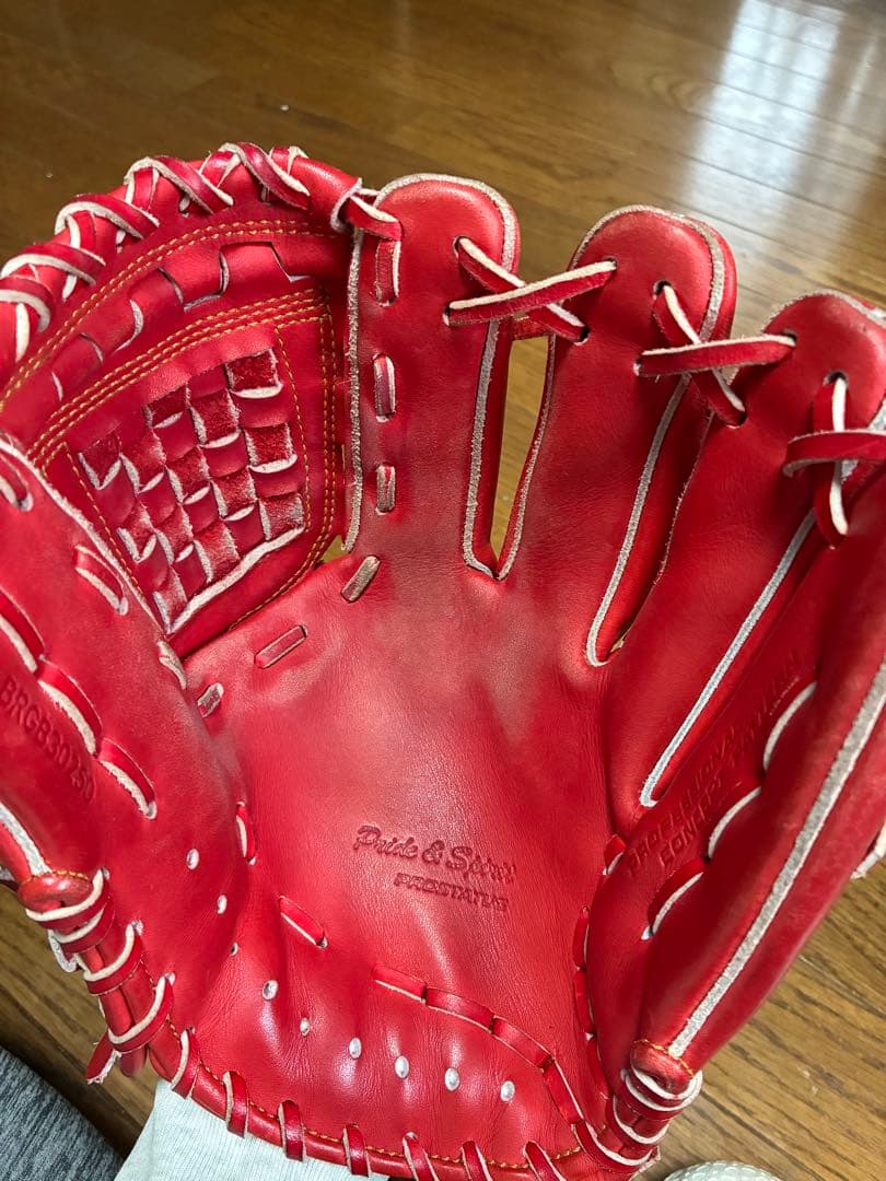 ZETT 軟式ゼットプロスティタス源田モデル赤色　美中古　即戦力