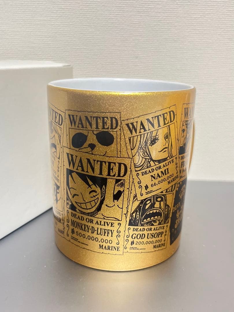 ワンピース20周年記念 ゴールドマグカップ　100人限定当選品