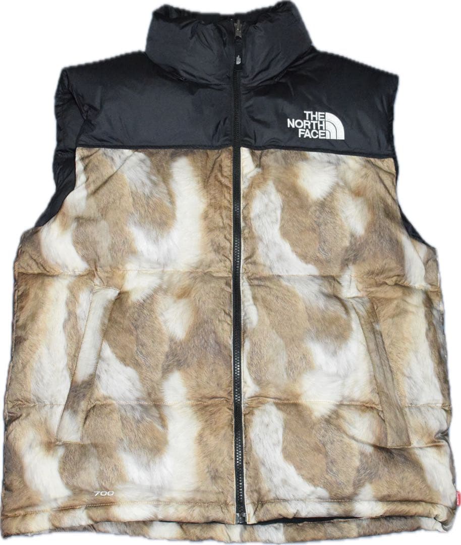 13AW Supreme × The north face ヌプシ ベスト M