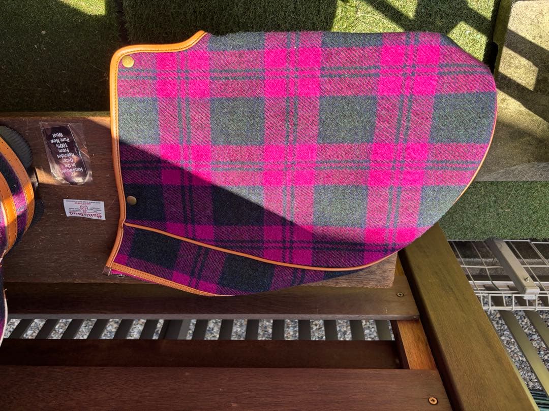 ポールスチュアート　HarrisTweed柄キャディバッグ　ユニセックス