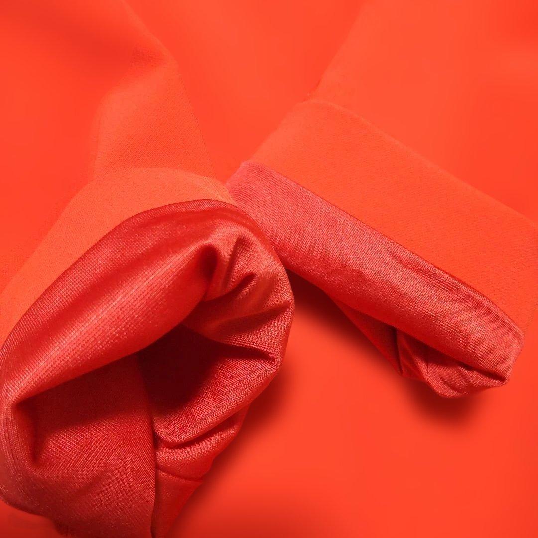 FOXEY レッド 七分袖ワンピース 38新品未使用アウトレットパック福袋