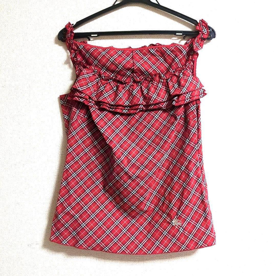 Burberry ブルーレーベル キャミトップス38size ノバチェック