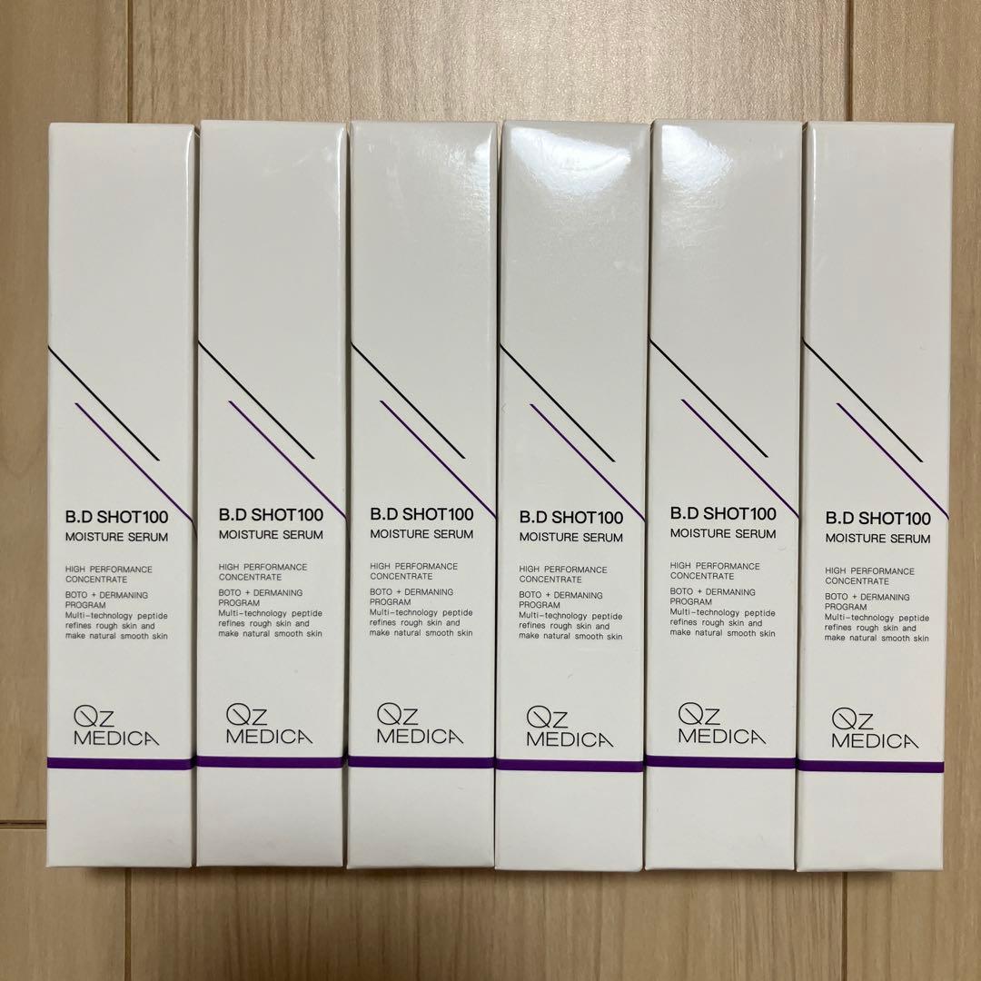 QZ MEDICA B.D SHOT100 MOISTURE SERUM 6本
