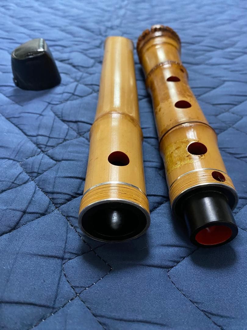 誠和銘尺八　6寸菅　7孔仕上げ