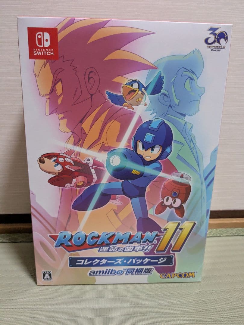 【Switch】ロックマン11 コレクターズパッケージ 美品 amiibo同梱版