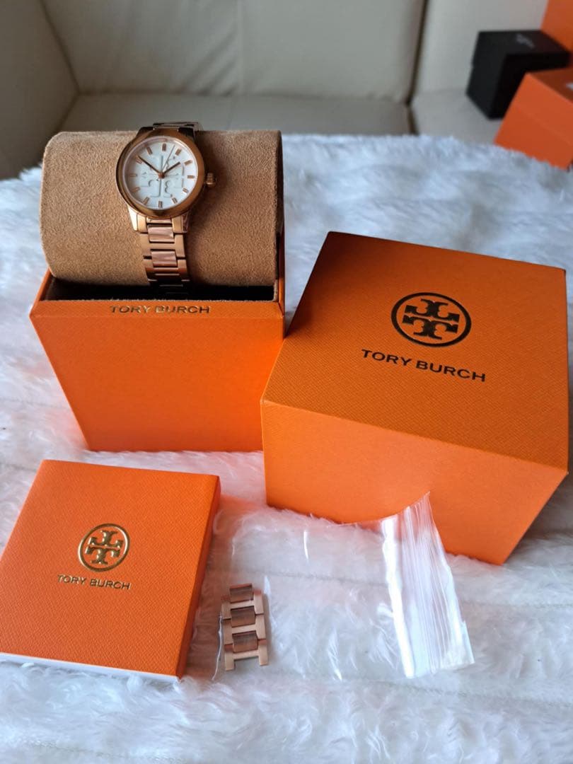TORY BURCH ローズゴールド アナログ時計