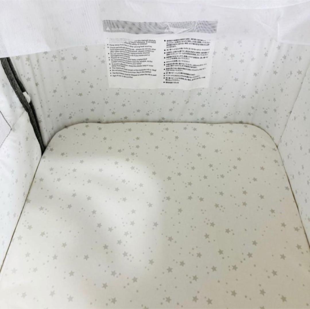 プレイヤード ベビーベッド ベビーサークル HZDMJ 蚊帳付き