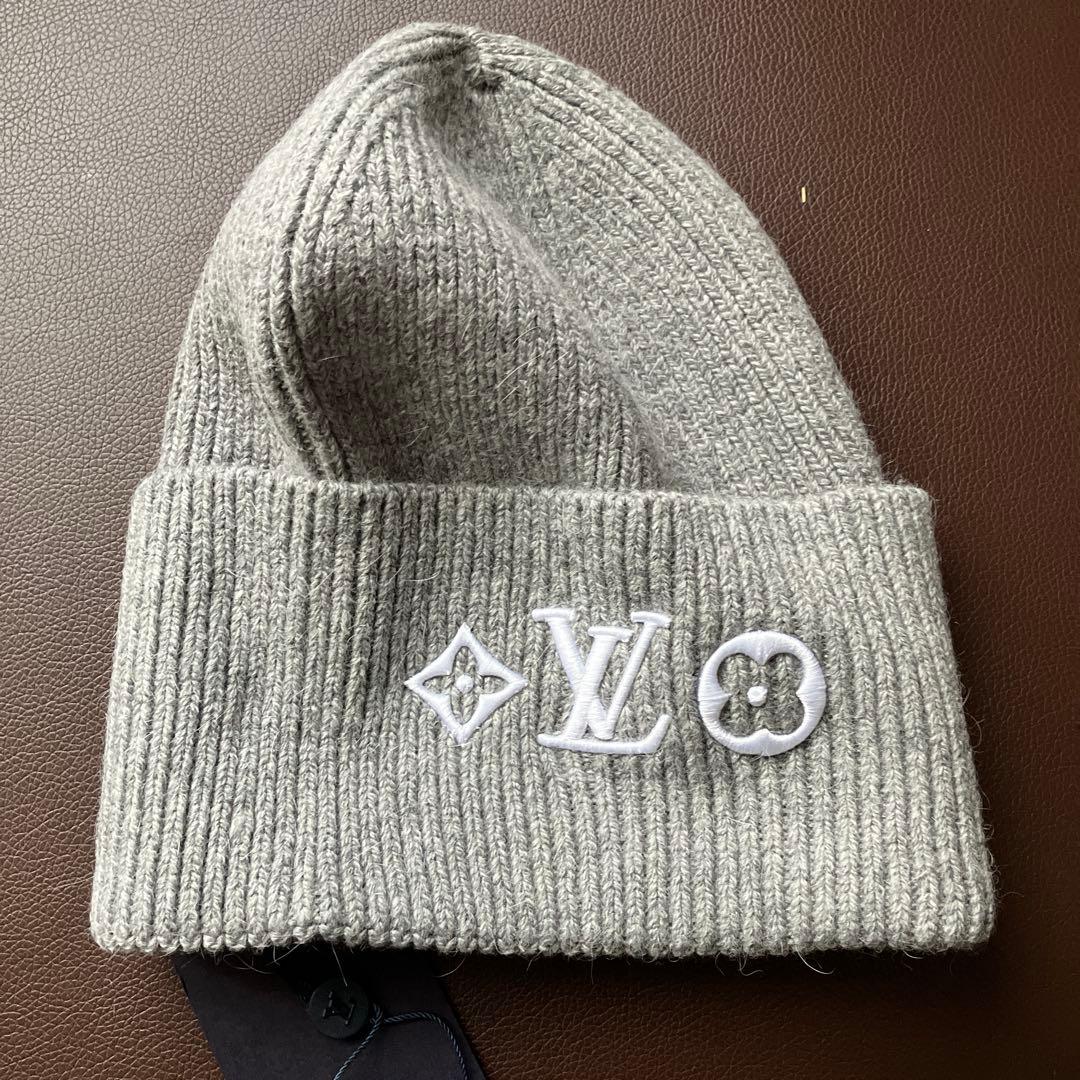 LVグレー ニット帽 最終値下