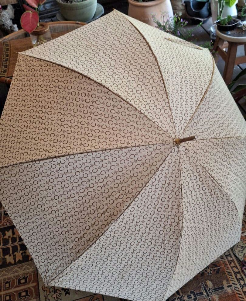 CELINEトリオンフマカダム柄 長傘雨傘日傘