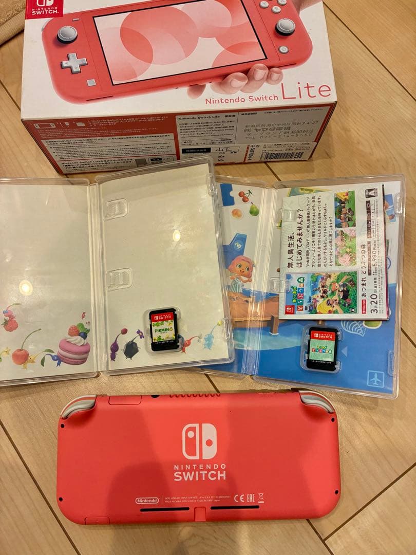 Nintendo Switch Lite ピンク + ソフト2本