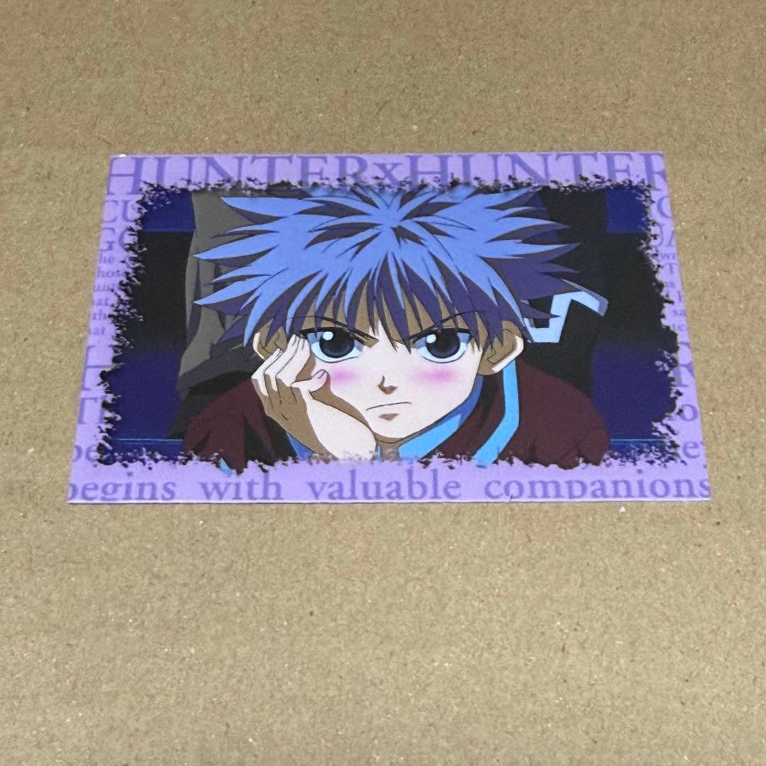 【匿名配送】ハンター×ハンター スクラッチカード キルア スクラッチ済み はずれ