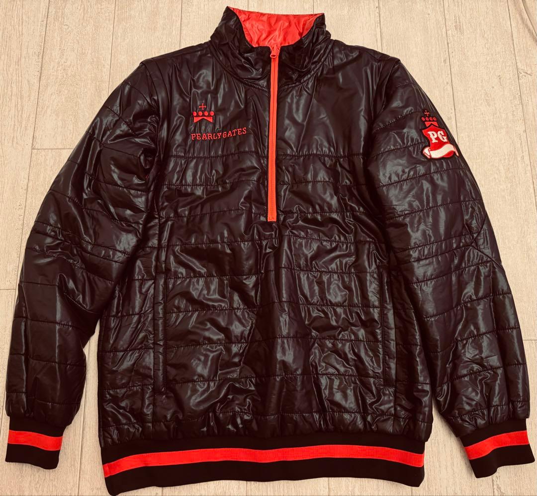 パーリーゲイツ　ジャケット　ベスト　ブラック/レッド