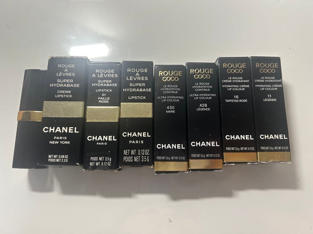 シャネル CHANEL ルージュ リップ 未使用あり デパコス コスメ まとめ