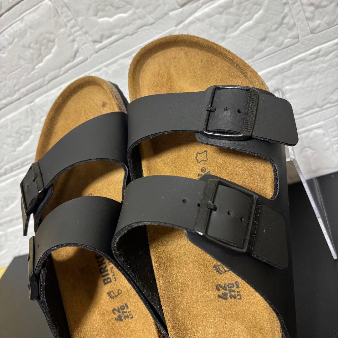 【未使用品】 BIRKENSTOCK アリゾナ 27 ブラック サンダル 極美品