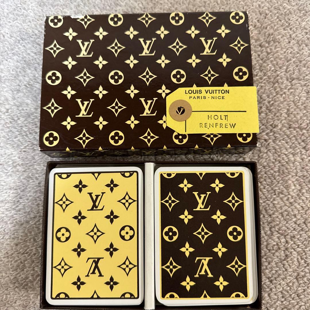 LOUIS VUITTON トランプ 2個セット モノグラム 箱付き