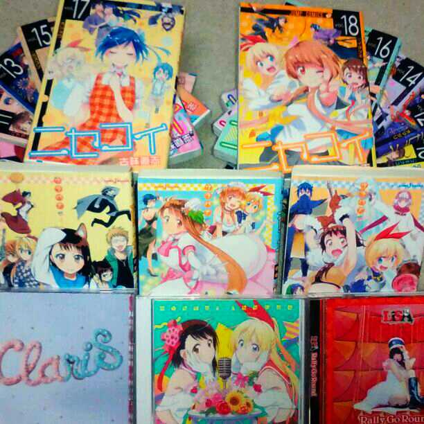 ニセコイコミックス1～18と小説1～3とニセコイ関連のCD
