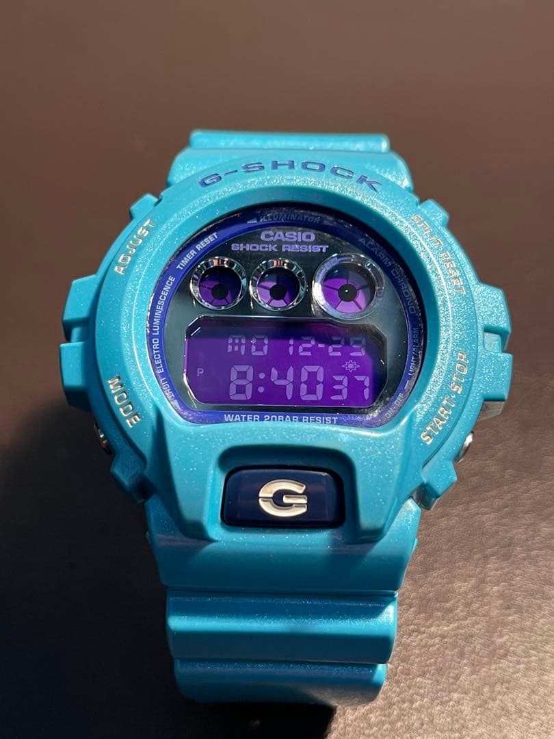G-SHOCK 腕時計 クレイジーカラーズ 水色　ブルーDW-6900CB