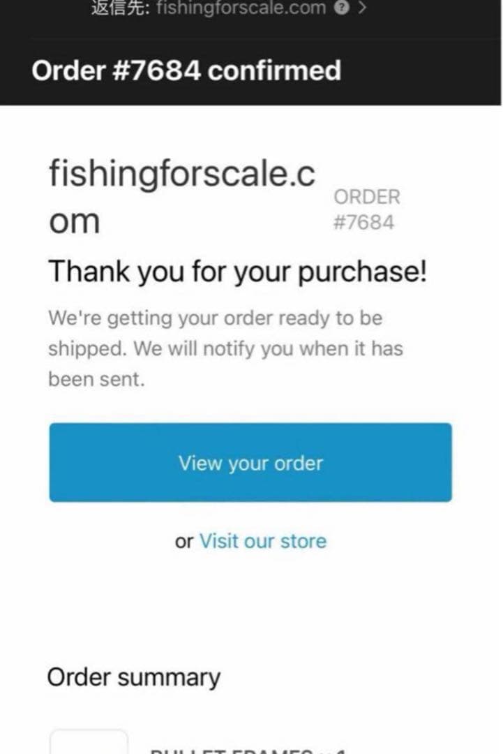 Fishing For Scale Bullet Frames 公式購入