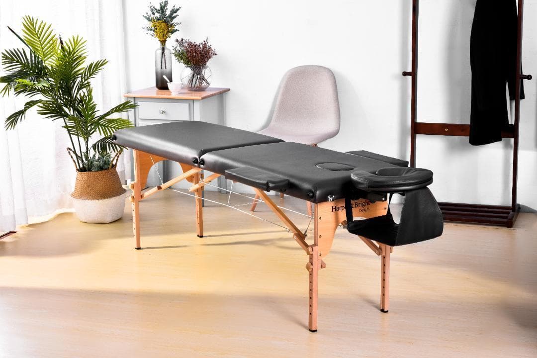 【プラスサイズ】マッサージベッド コンパクト 超軽量 折りたたみ エステベッド
