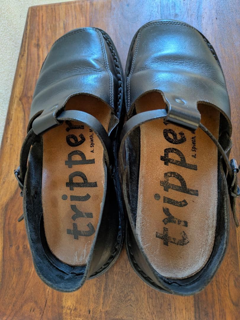 お値下げ依頼：専用 trippen 革靴 レザー サイズ 38【24cm】