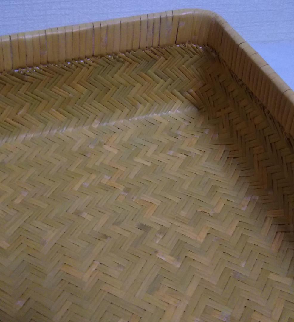 【鳥越すず竹細工】小文庫（二重編み）　岩手県二戸町鳥越　すず竹