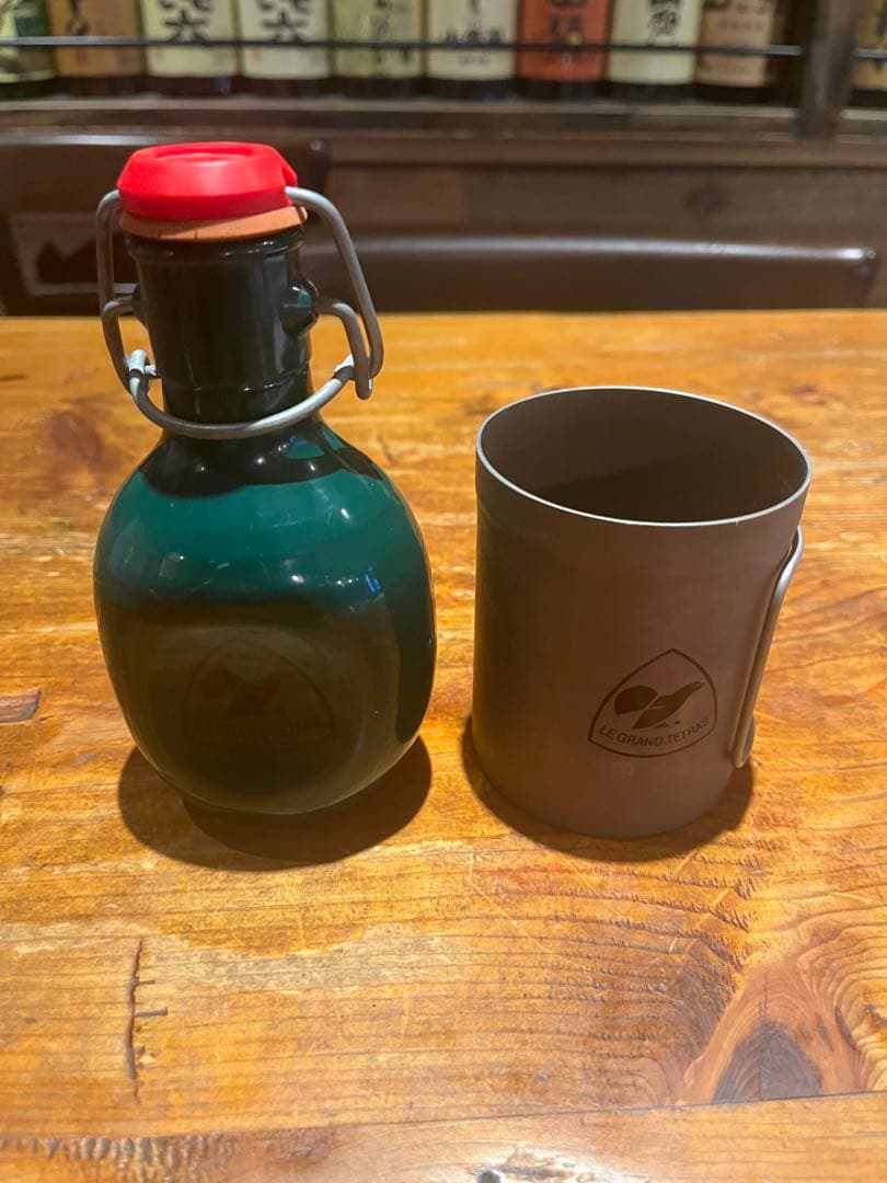 グランテトラ　90年代　０.２５Ｌ　水筒　チタンマグカップ　2点セット