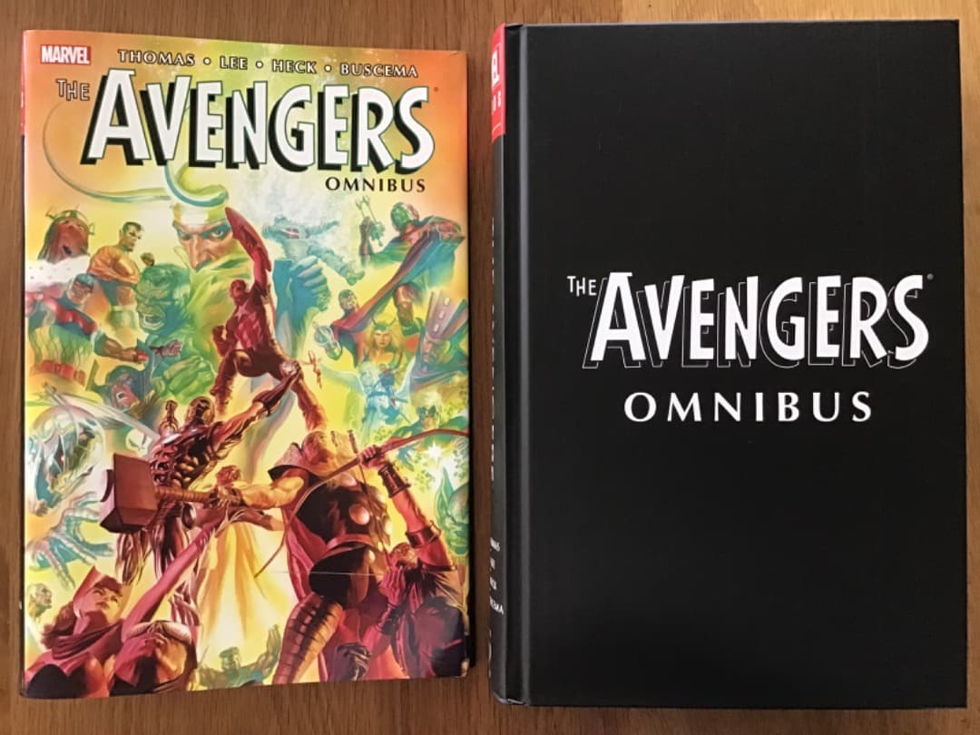 再値下げ❗️アベンジャーズ omnibus vol.1&2 ハードカバー　アメコミ