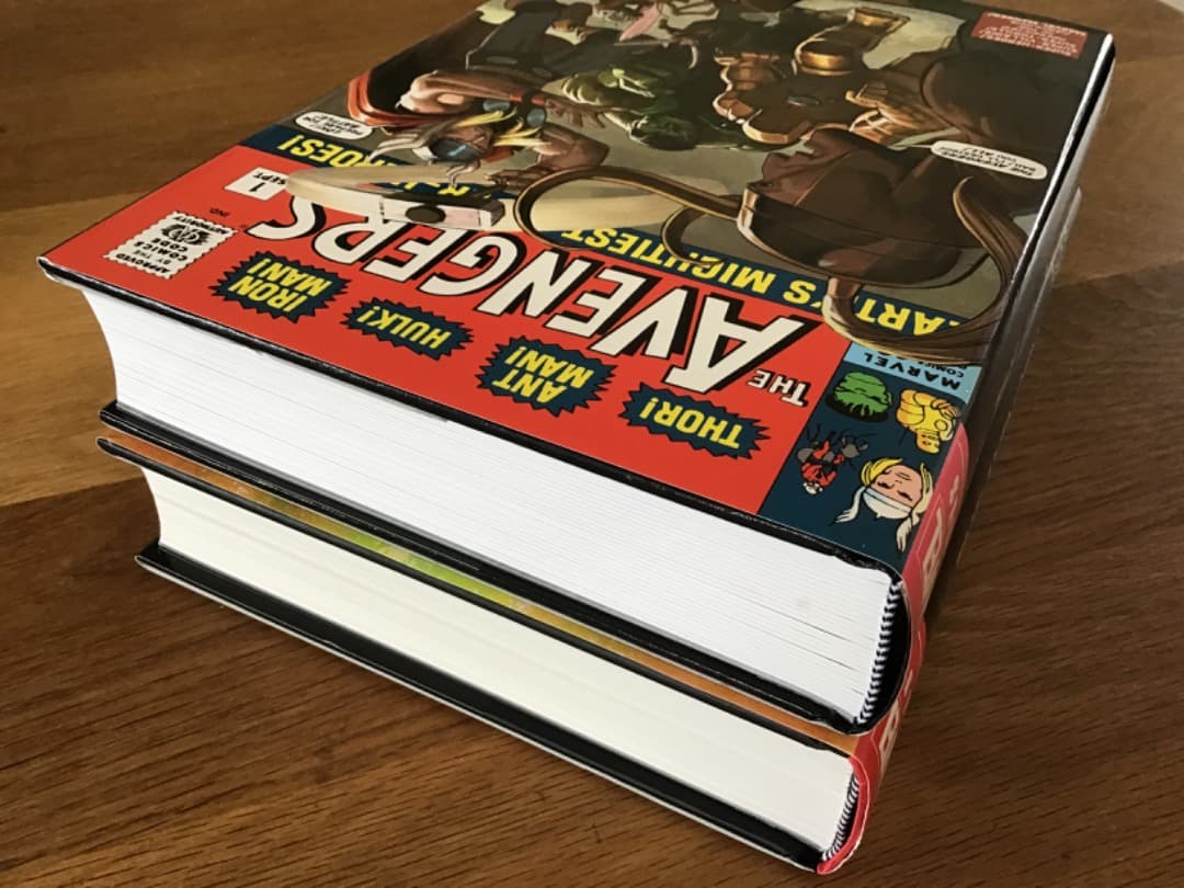 再値下げ❗️アベンジャーズ omnibus vol.1&2 ハードカバー　アメコミ