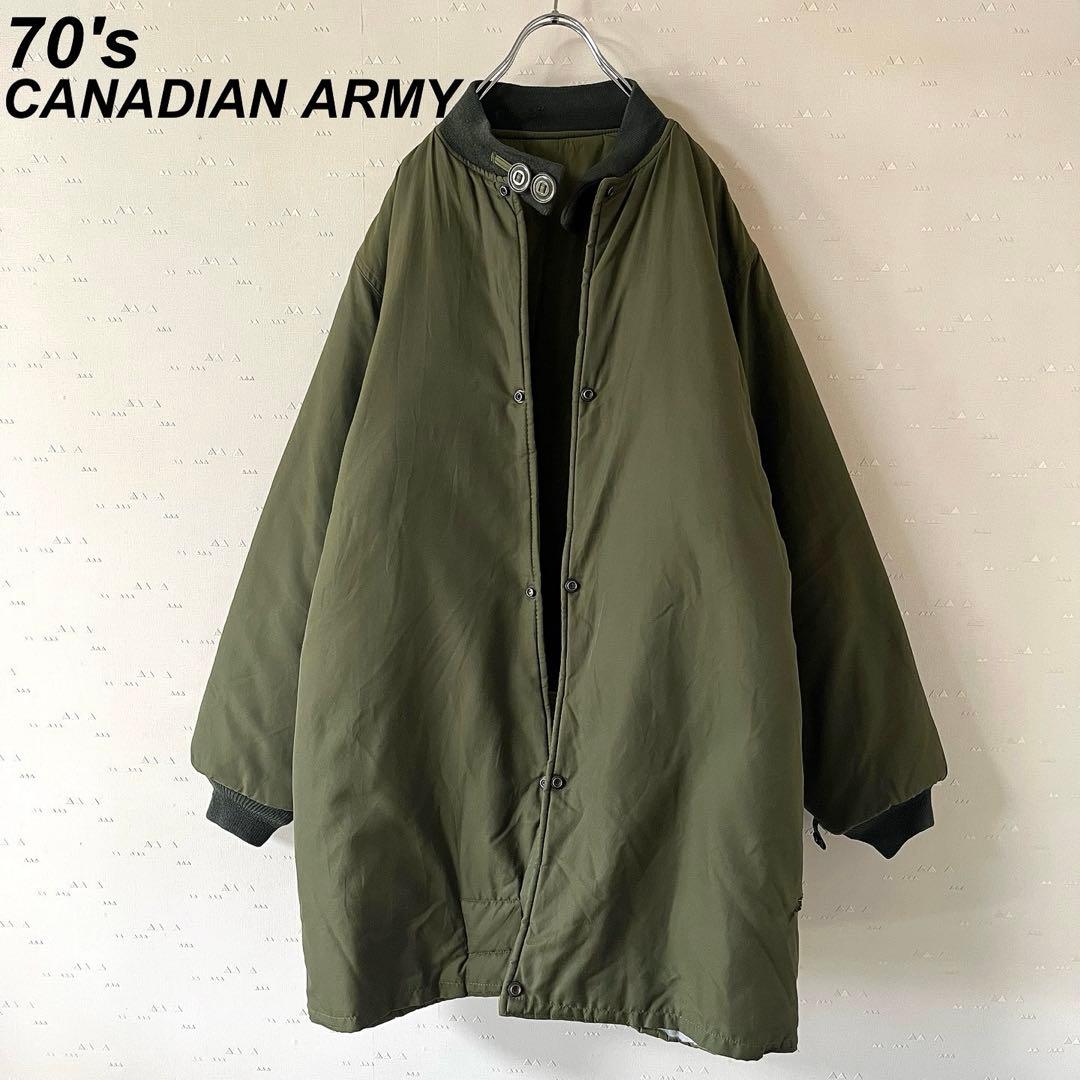 希少 カナダ製 古着 70's カナダ軍 ECW ライナージャケット M65