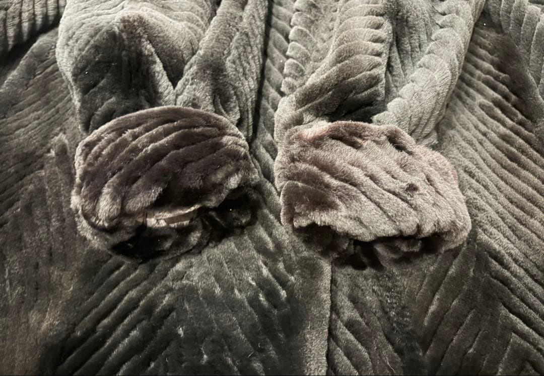 【最終値下げ】サガミンク ブラックミンク ヘリンボーン マーブル柄 銀サガ