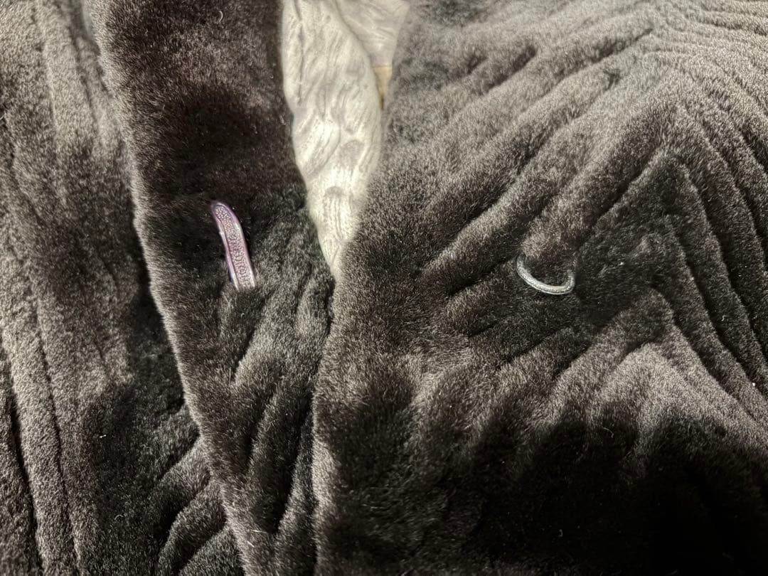 【最終値下げ】サガミンク ブラックミンク ヘリンボーン マーブル柄 銀サガ